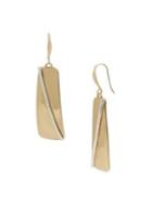 Robert Lee Morris Two-tone Geometric Drop Earrings
