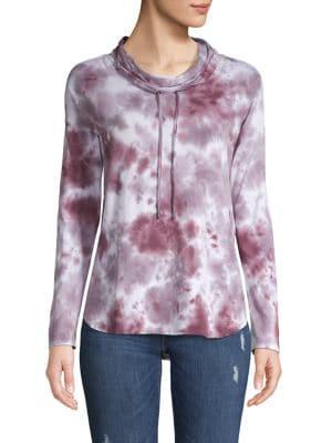 Calvin Klein Performance Tie-dye Cowlneck Sweatshirt