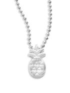 Alex Woo Sterling Silver Pineapple Icon Necklace