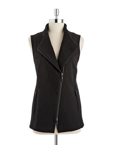 Eileen Fisher Asymmetrical Zipper Vest