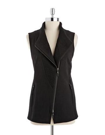 Eileen Fisher Asymmetrical Zipper Vest