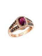 Le Vian 14k Strawberry Gold & Raspberry Rhodolite Ring
