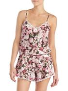 Kate Spade New York Lace Floral Blouson Romper