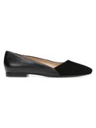 Naturalizer Keiva Leather & Suede Ballet Flats