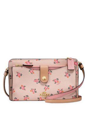 Coach Pop-up Messenger Bag With Floral Bloom Print