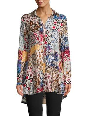 Republic Patchwork Step-hem Tunic