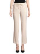 Calvin Klein Plus Striped Straight Leg Trousers