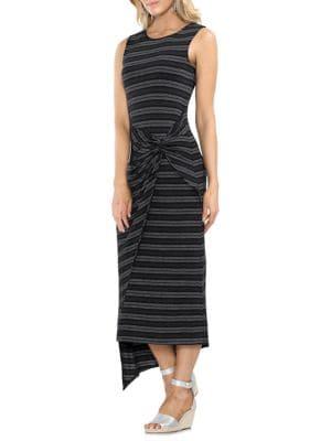 Vince Camuto Tropic Heat Twist Wrap Sleeveless Dress