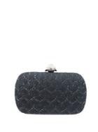 Sondra Roberts Textured Satin Box Bag