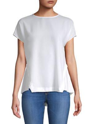 Lord & Taylor Camile Dolman-sleeve Pleated Top