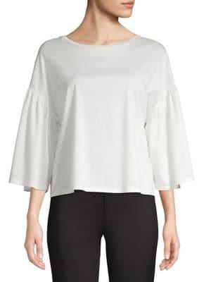 Weekend Max Mara Gathered Cotton Top
