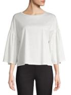 Weekend Max Mara Gathered Cotton Top