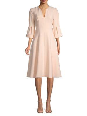 Black Halo Easton Fit-&-flare Dress