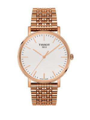 Tissot Rose Goldtone Stainless Steel Link Bracelet Watch