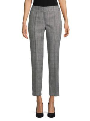 Nipon Boutique Plaid Ankle-length Pants
