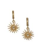 Vince Camuto Charmed Pieces Crystal Star Museum Drop Earrings