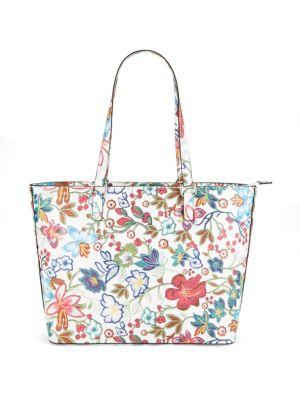Mark Adam New York Floral Printed Tote Bag