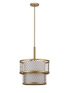 Safavieh 17-inch Evie Antique 6 Light Mesh Adjustable Pendant