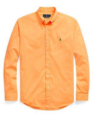 Polo Ralph Lauren Classic Fit Cotton Twill Button-down Shirt