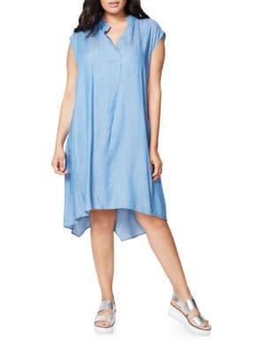 Rachel Rachel Roy Plus Plus Cap-sleeve Asymmetric Dress