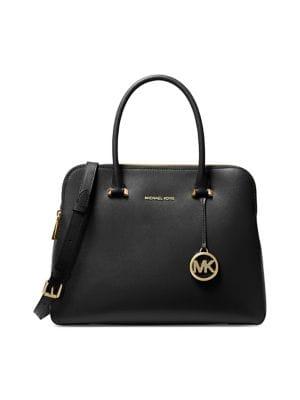 Michael Michael Kors Medium Maddie Leather Dual-zip Satchel