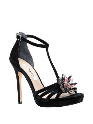 Nina Falynee Rhinestone Platform Sandals
