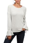 Lucky Brand Tawny Ribbed Sweater