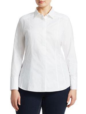 Ashley Graham X Marina Rinaldi Beauty Dress Shirt