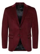 Selected Homme Notch Lapel Cotton-blend Sportcoat