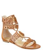 Ivanka Trump Cathy Leather Lace-up Gladiator Sandals