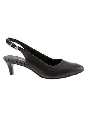 Trotters Keely Leather Slingback Heels