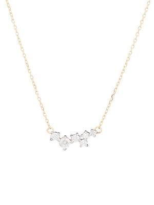 Adina Reyter 14k Yellow Gold & 0.13 Tcw White Diamond Scattered Necklace