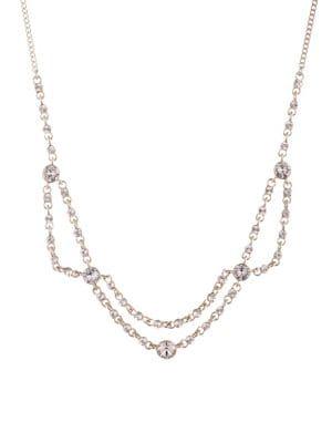 Givenchy Goldtone & Swarovski Crystal Necklace
