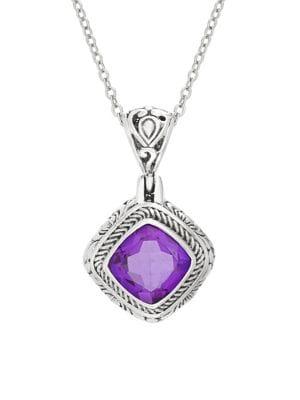 Lord & Taylor Willowbird Diamond-shaped Filigree Pendant Necklace