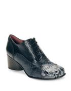 Marc Jacobs Binx Embosed Leather Oxfords