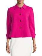 Calvin Klein Tab-sleeve Button Jacket