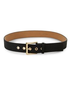 Michael Michael Kors Deco Quilted Leather Belt