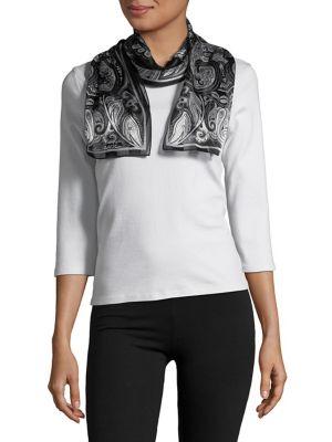Lauren Ralph Lauren Paisley Print Silk Scarf