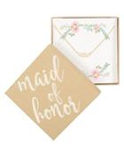 Cathy's Concepts Boxed Maid Of Honor 3-pearl Bracelet