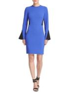 Donna Karan Panel Bell Sleeve Sheath Dress