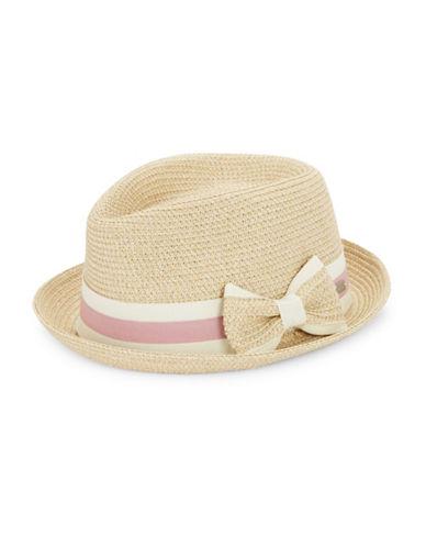 Betmar Joanne Bow-accented Woven Fedora
