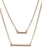 Bcbgeneration Bar Two-row Necklace