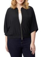 Rebel Wilson X Angels Plus Classic Dolman-sleeve Bomber Jacket