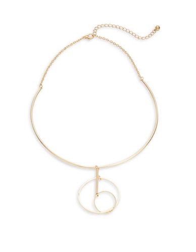 Design Lab Lord & Taylor Goldtone Interlocking Circles Necklace