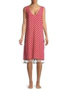Michael Michael Kors Geometric Tassel Cover Up