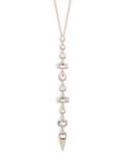 Design Lab Lord & Taylor Crystal Faceted Necklace