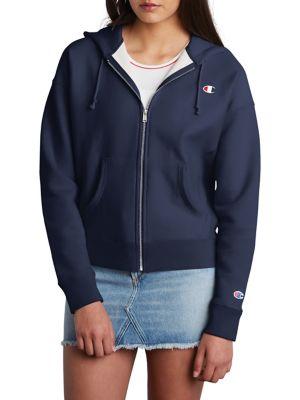 Champion Logo Zip Hoodie