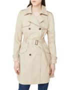 Mango Cotton Double-breasted Trench Coat