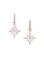 Swarovski Symbolic Star Hoop Pierced Earrings