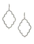 Carolee Icing On The Cake Cubic Zirconia Studded Gypsy Earrings